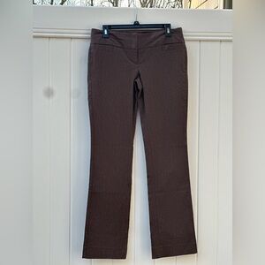 The Limited Dark Brown Boot Cut Pants- Ideal Stretch -8